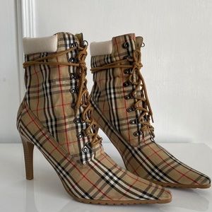 Vintage nova check boots by xclusive boots